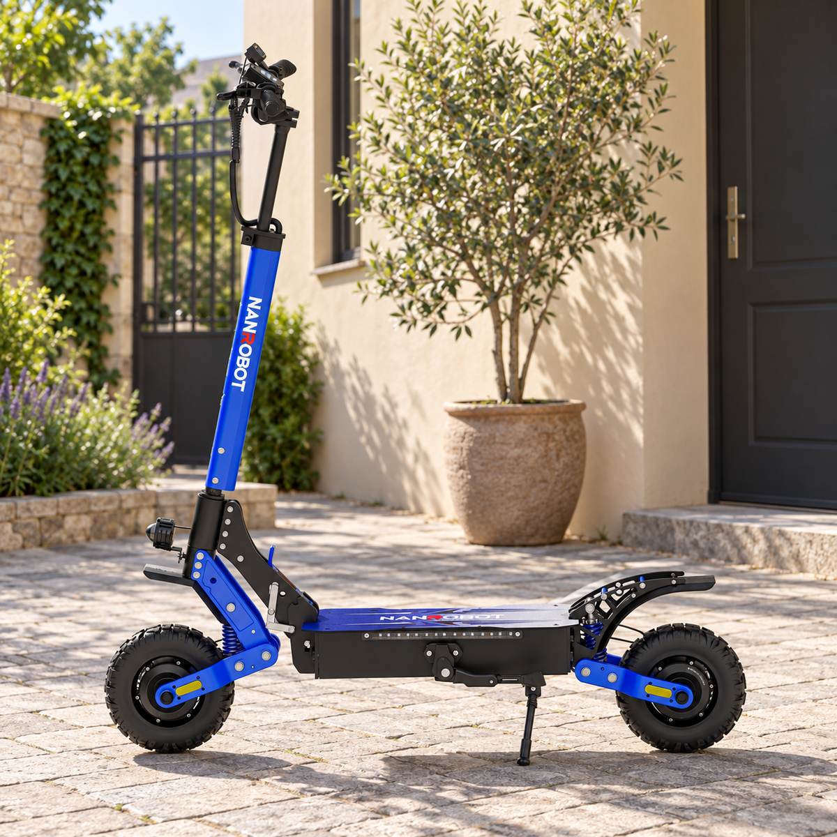 NANROBOT D4+ Max kétmotoros elektromos roller – környezeti termékfotó 1