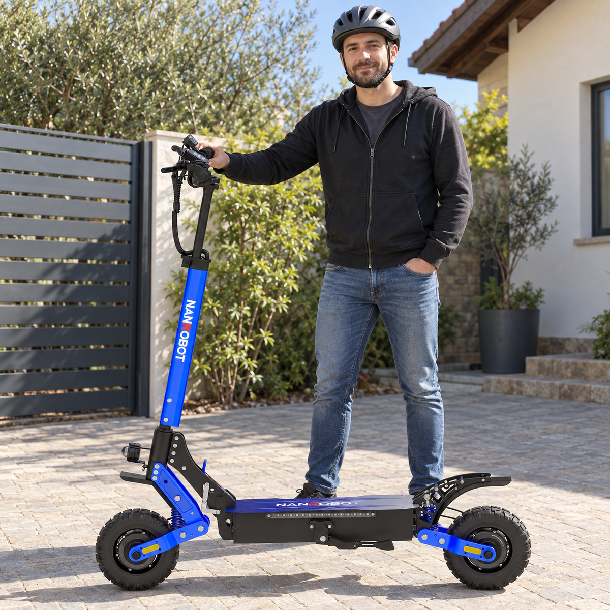 NANROBOT D4+ Max kétmotoros elektromos roller – életszerű bemutató 1