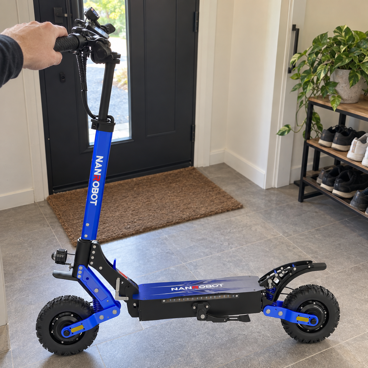 NANROBOT D4+ Max kétmotoros elektromos roller – életszerű bemutató 2