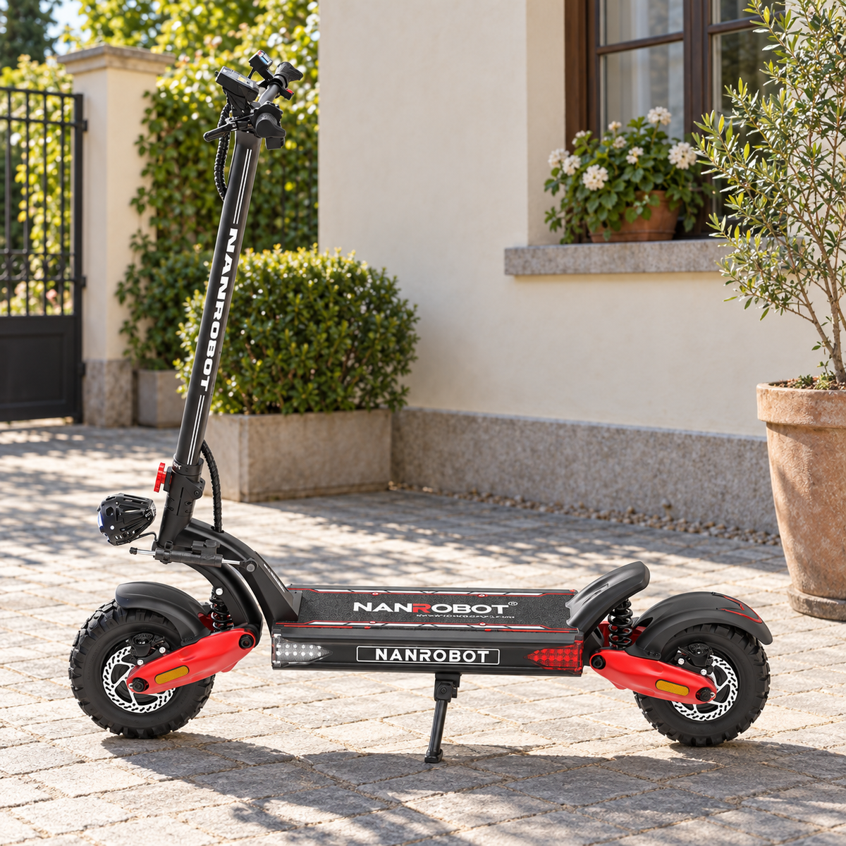NANROBOT LS7+ 72 V-os prémium elektromos roller – környezeti termékfotó 1