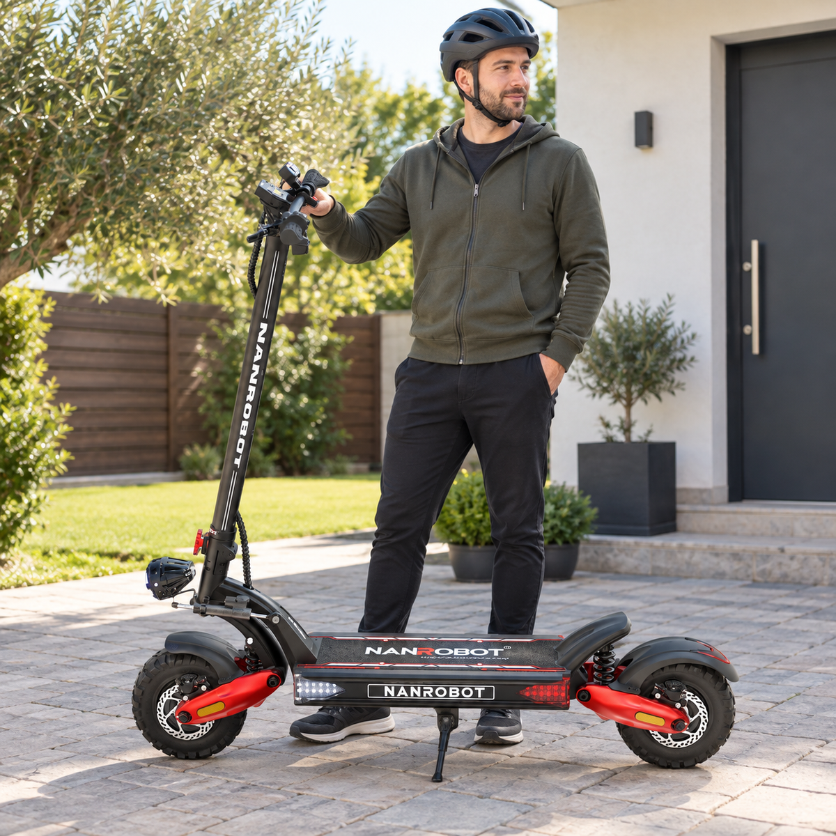 NANROBOT LS7+ 72 V-os prémium elektromos roller – életszerű bemutató 1
