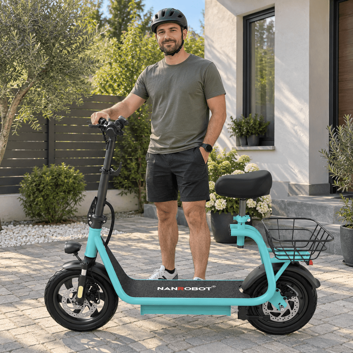 NANROBOT M5 – üléses elektromos roller - Elektromos roller | Cyber Bazaar