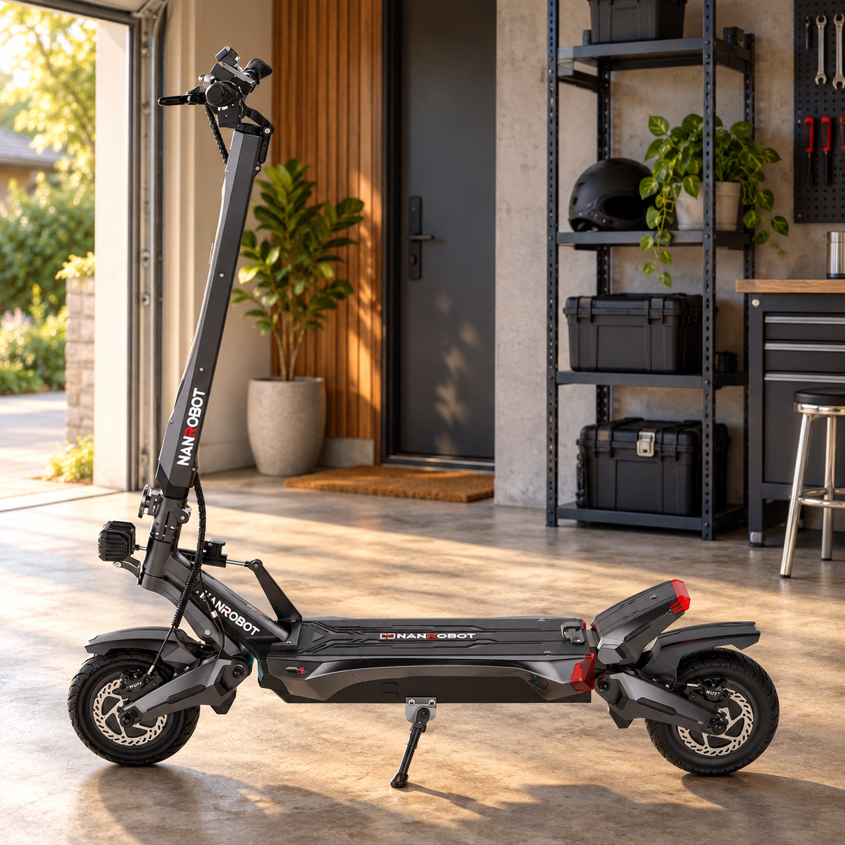 NANROBOT N6 72 V-os kétmotoros elektromos roller – környezeti termékfotó 2