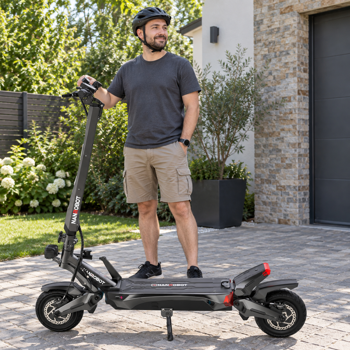 NANROBOT N6 72 V-os kétmotoros elektromos roller – életszerű bemutató 1