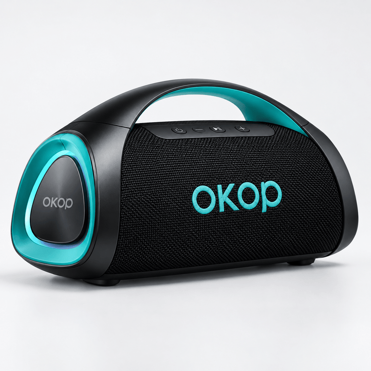 OKOP hordozható Bluetooth boombox hangszóró - Hangszórók és rádiók | Cyber Bazaar
