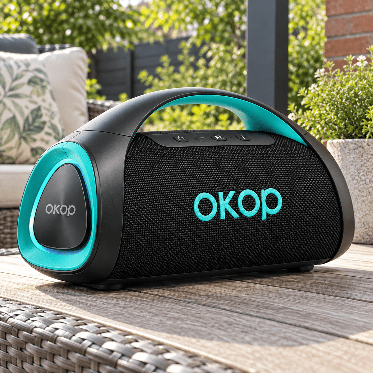 OKOP hordozható Bluetooth boombox hangszóró - Hangszórók és rádiók | Cyber Bazaar