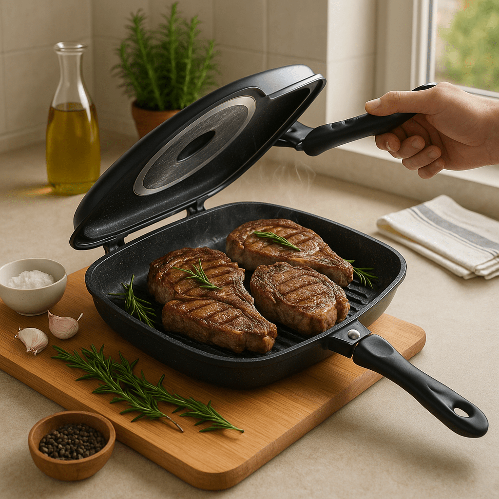 Peterhof Dupla Grill Serpenyő - | Cyber Bazaar