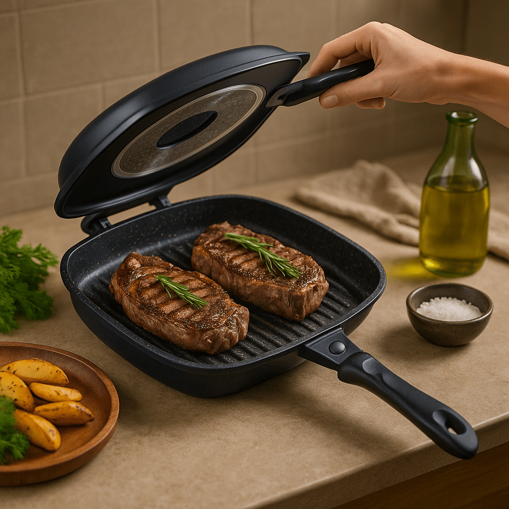 Peterhof Dupla Grill Serpenyő - | Cyber Bazaar