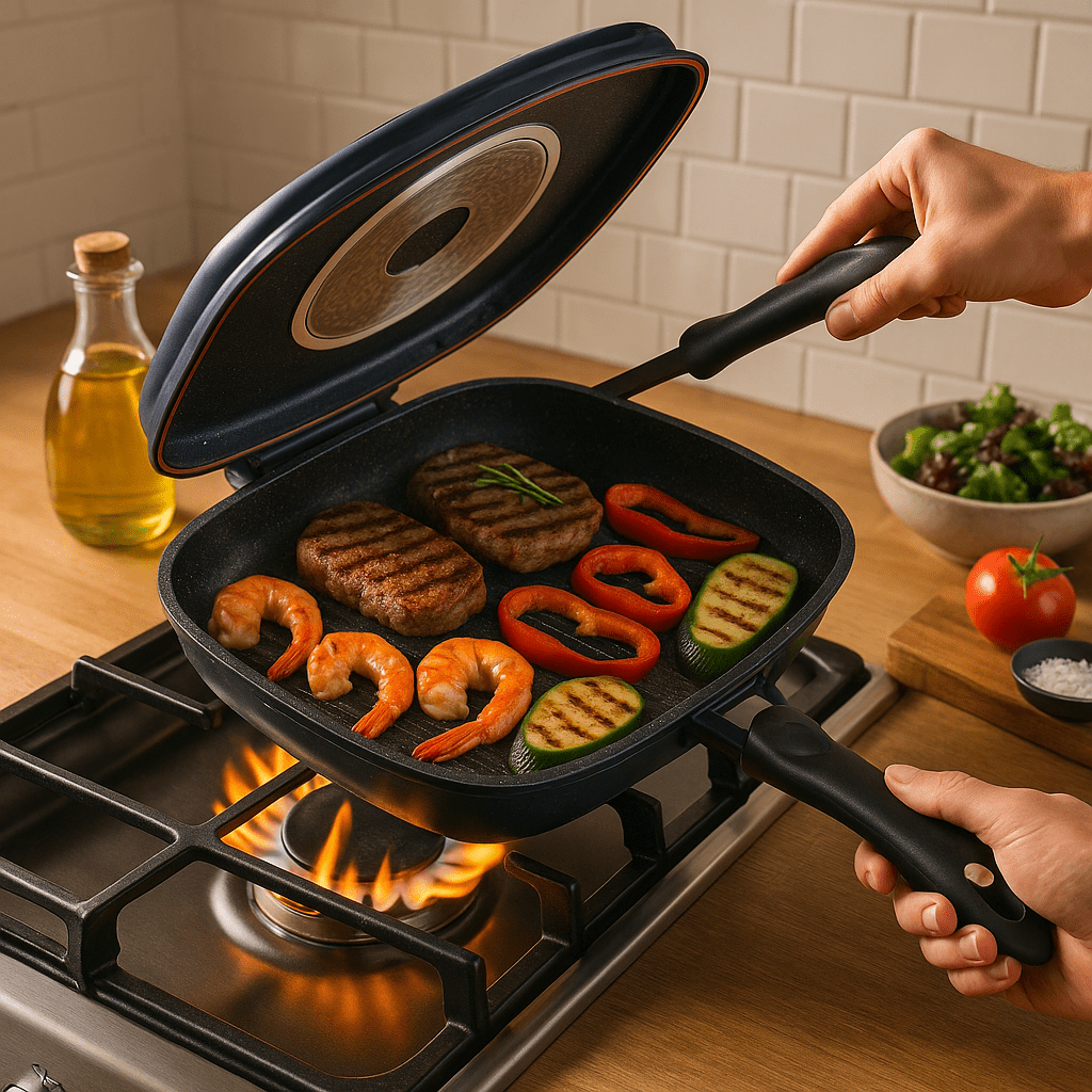 Peterhof Dupla Grill Serpenyő - | Cyber Bazaar