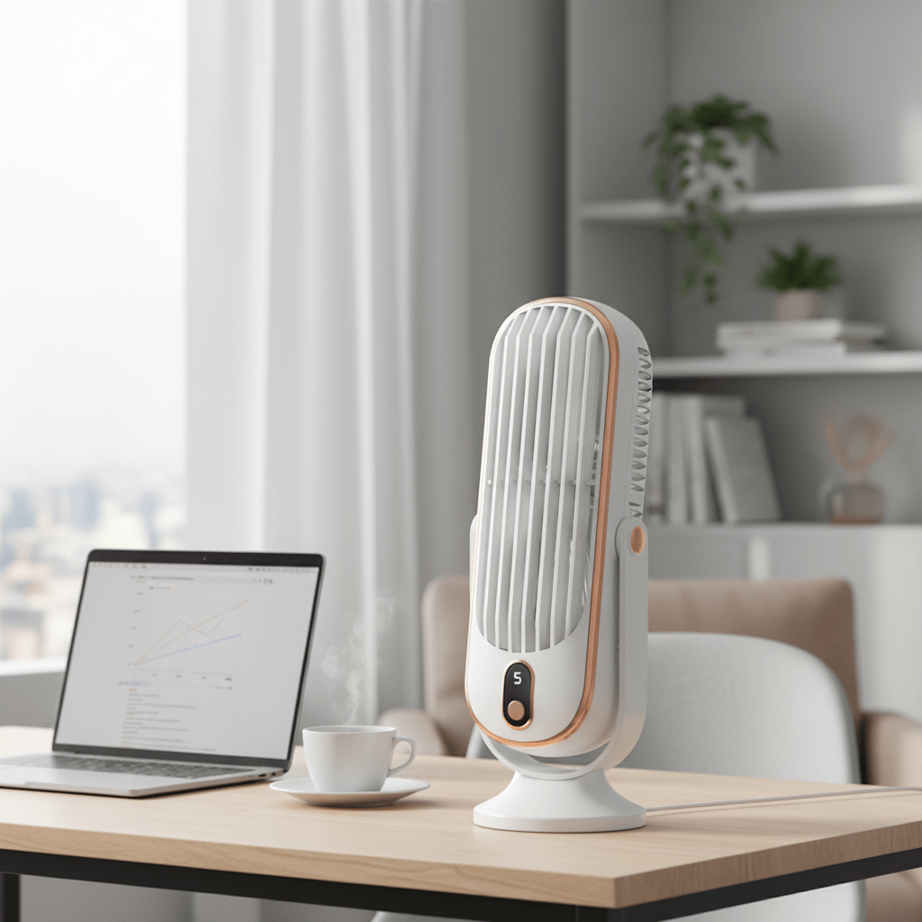 Prémium Asztali Ventilátor LED Kijelzővel 1+1 Ingyen - | Cyber Bazaar