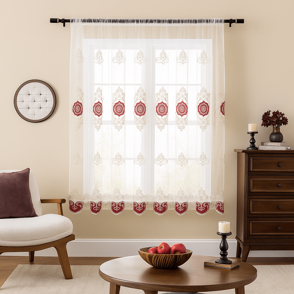 Prémium Hímzett Dekorfüggöny (300x180 cm) - | Cyber Bazaar
