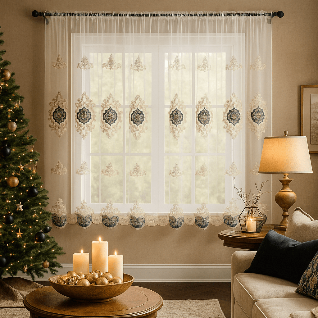 Prémium Hímzett Függöny(300x180 cm) - | Cyber Bazaar