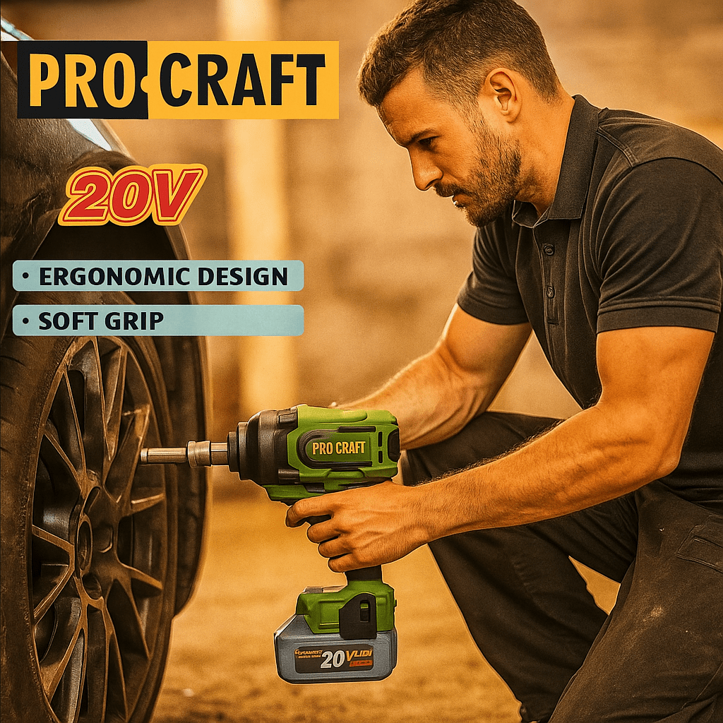 PROCRAFT 20V Akkumulátoros Ütvecsavarozó - | Cyber Bazaar
