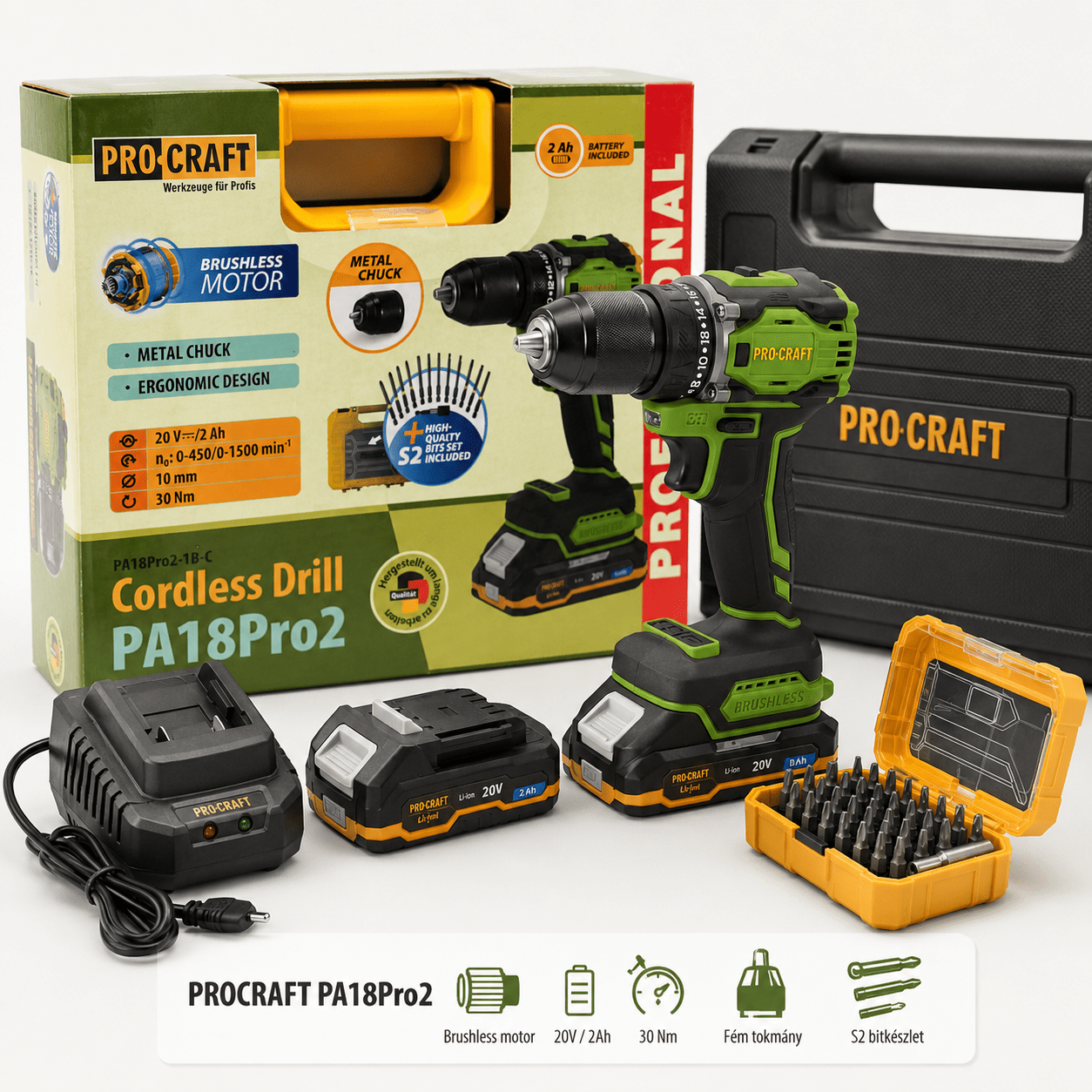 PROCRAFT Akkumulátoros Fúró - | Cyber Bazaar