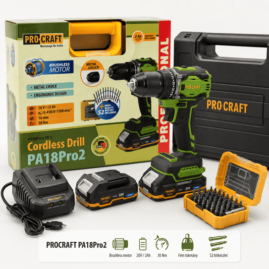 PROCRAFT Akkumulátoros Fúró - | Cyber Bazaar