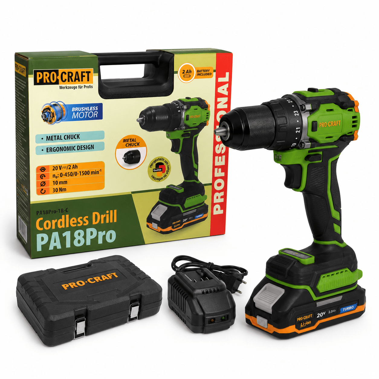 PROCRAFT Akkumulátoros Fúró - Csavarozó - | Cyber Bazaar