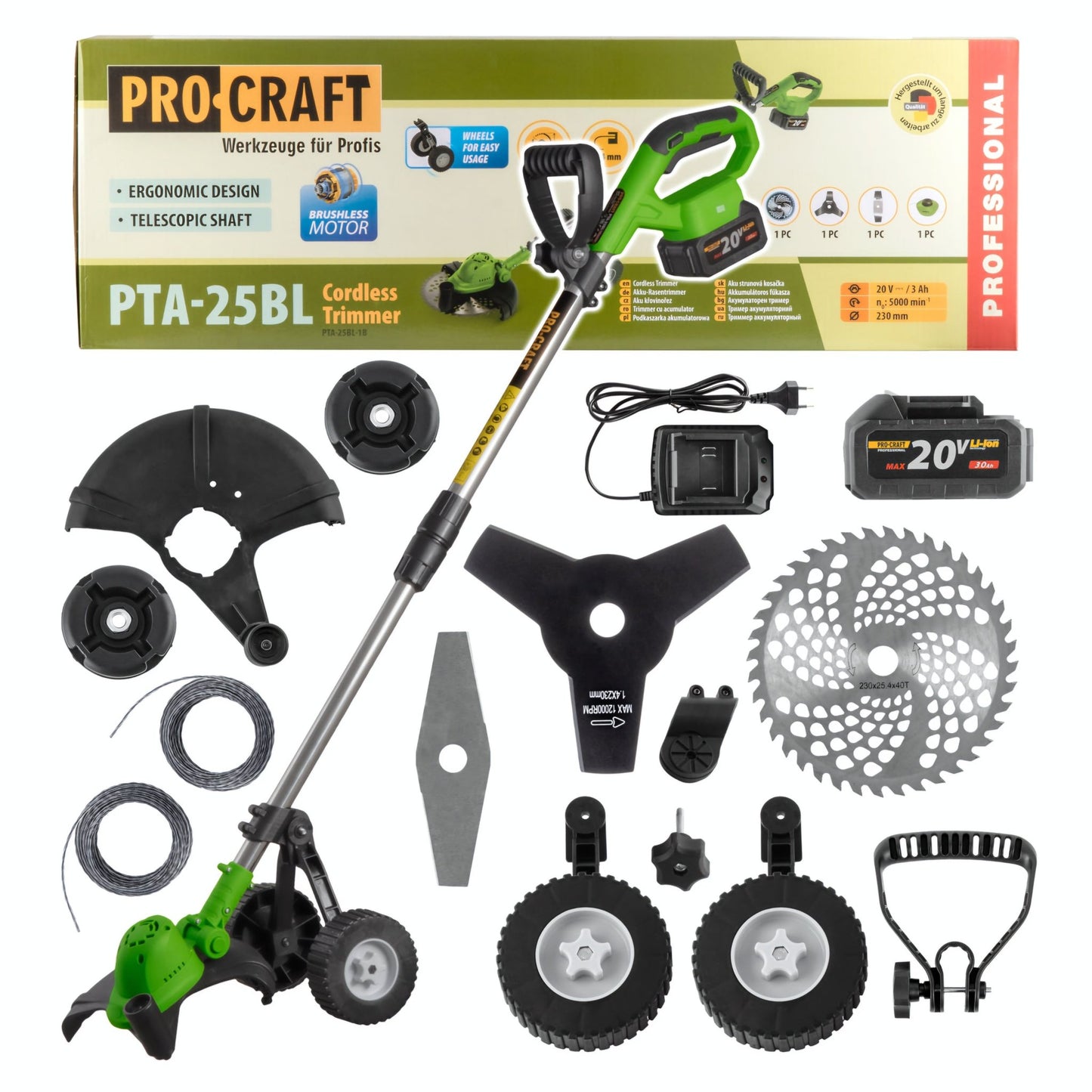 PROCRAFT akkus fűkasza - | Cyber Bazaar