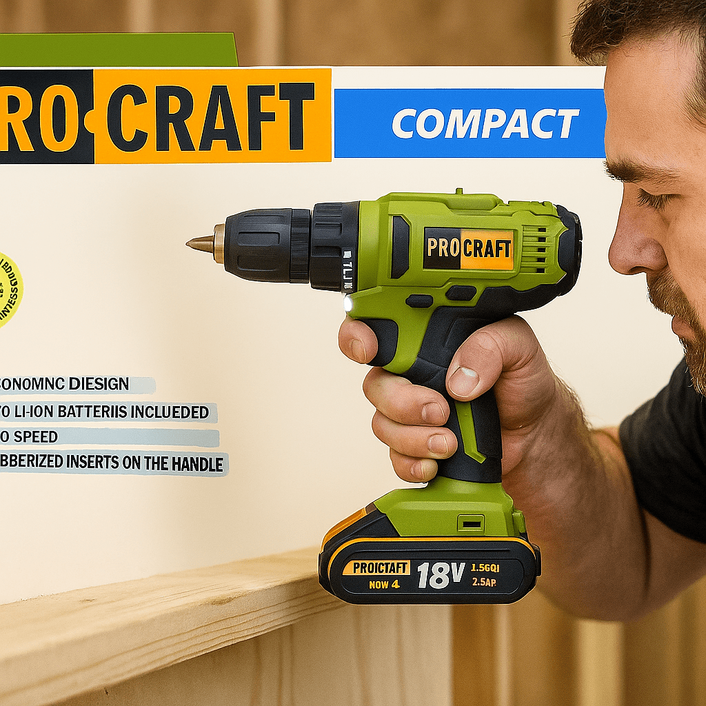 PROCRAFT Akkus Fúró - csavarozó - | Cyber Bazaar