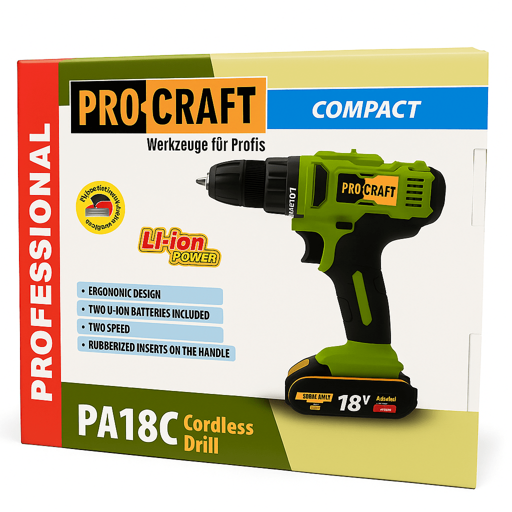 PROCRAFT Akkus Fúró - csavarozó - | Cyber Bazaar