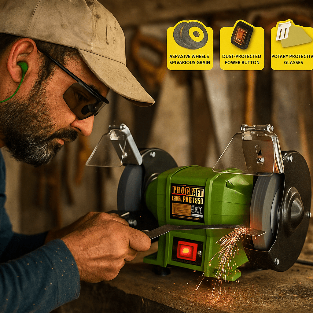 PROCRAFT Asztali Köszörűgép - | Cyber Bazaar