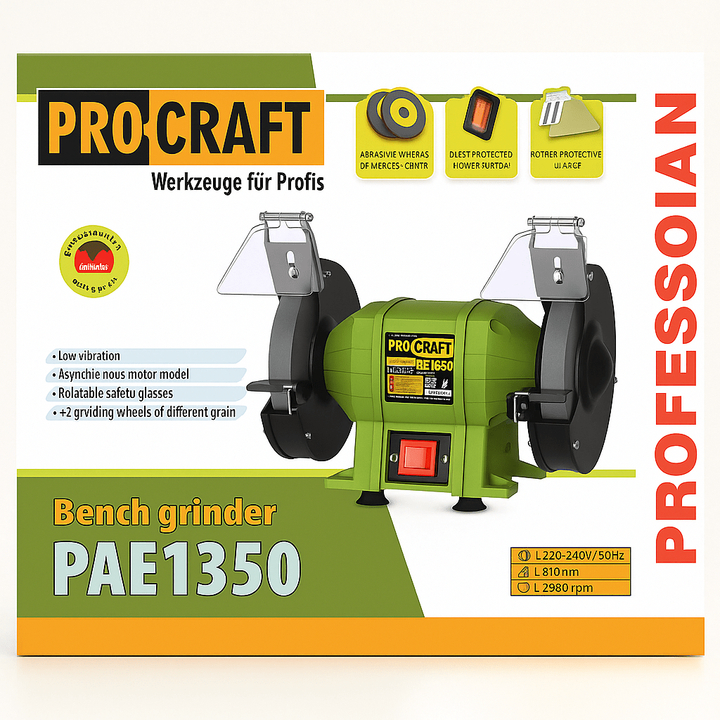 PROCRAFT Asztali Köszörűgép - | Cyber Bazaar