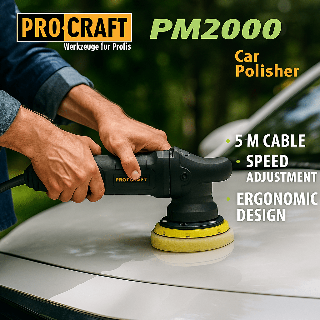 PROCRAFT Autópolírozó – 1000W - | Cyber Bazaar