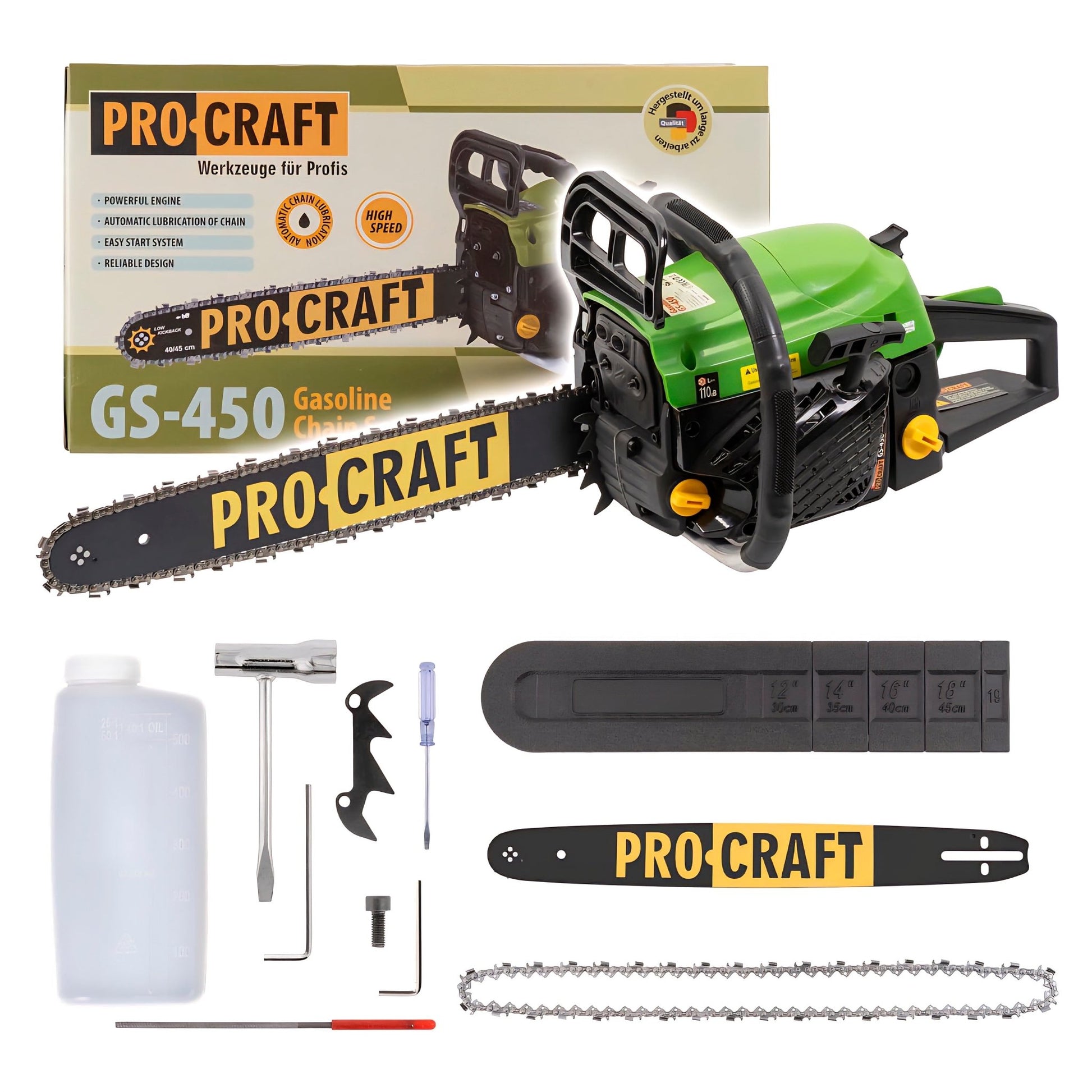 PROCRAFT Benzines Láncfűrész - | Cyber Bazaar