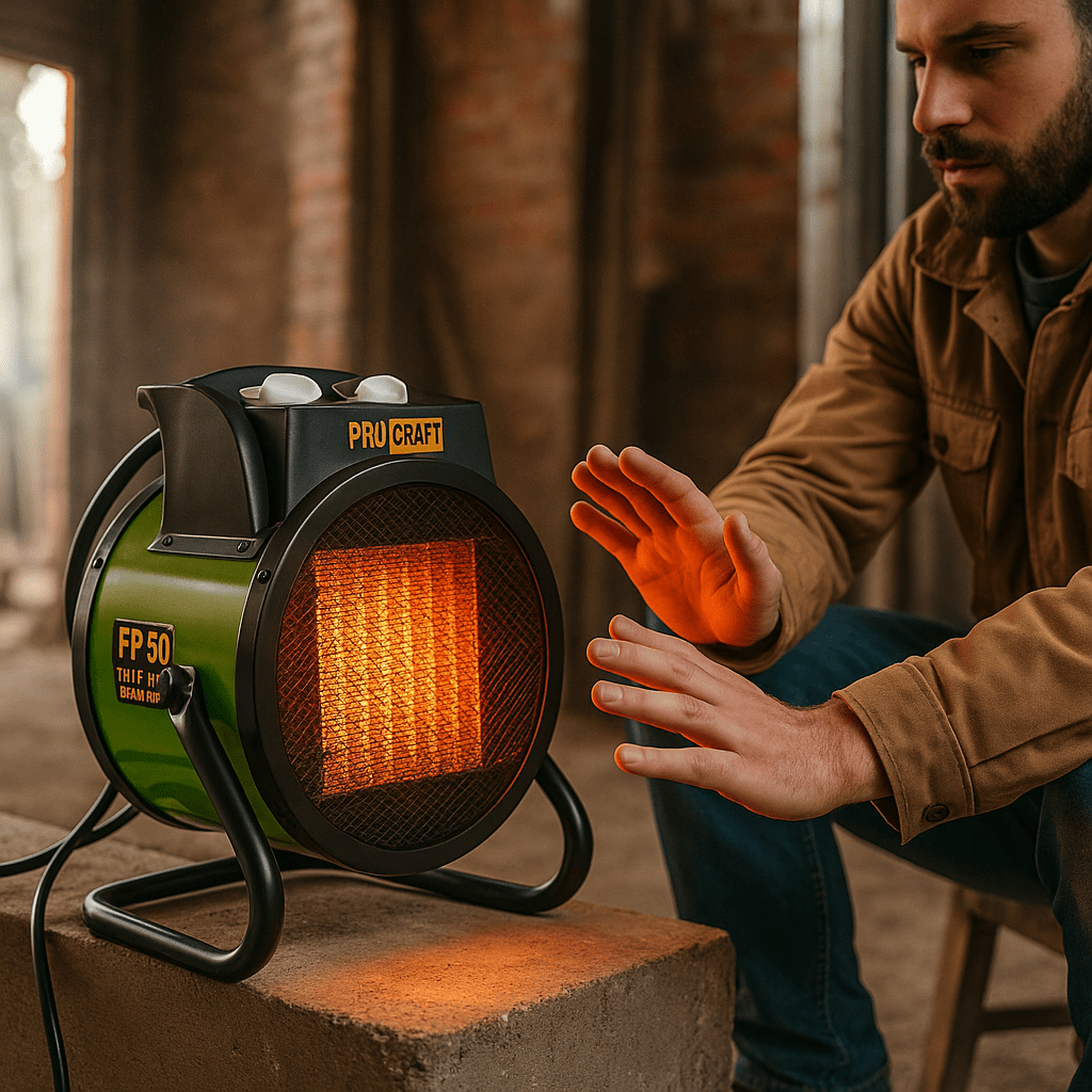 PROCRAFT Ipari Ventilátoros Hősugárzó - | Cyber Bazaar