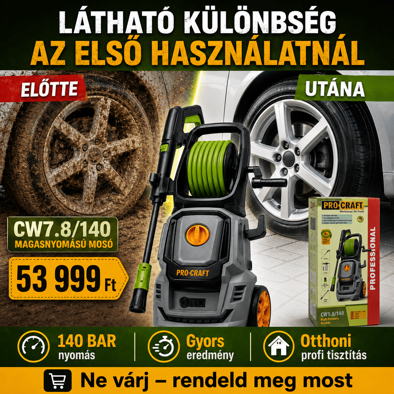 Procraft Nagynyomású Mosó - | Cyber Bazaar