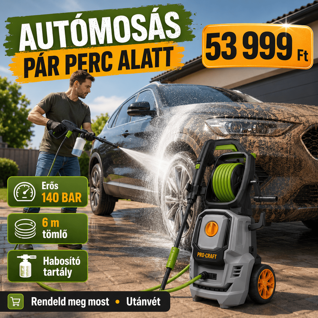 Procraft Nagynyomású Mosó - | Cyber Bazaar