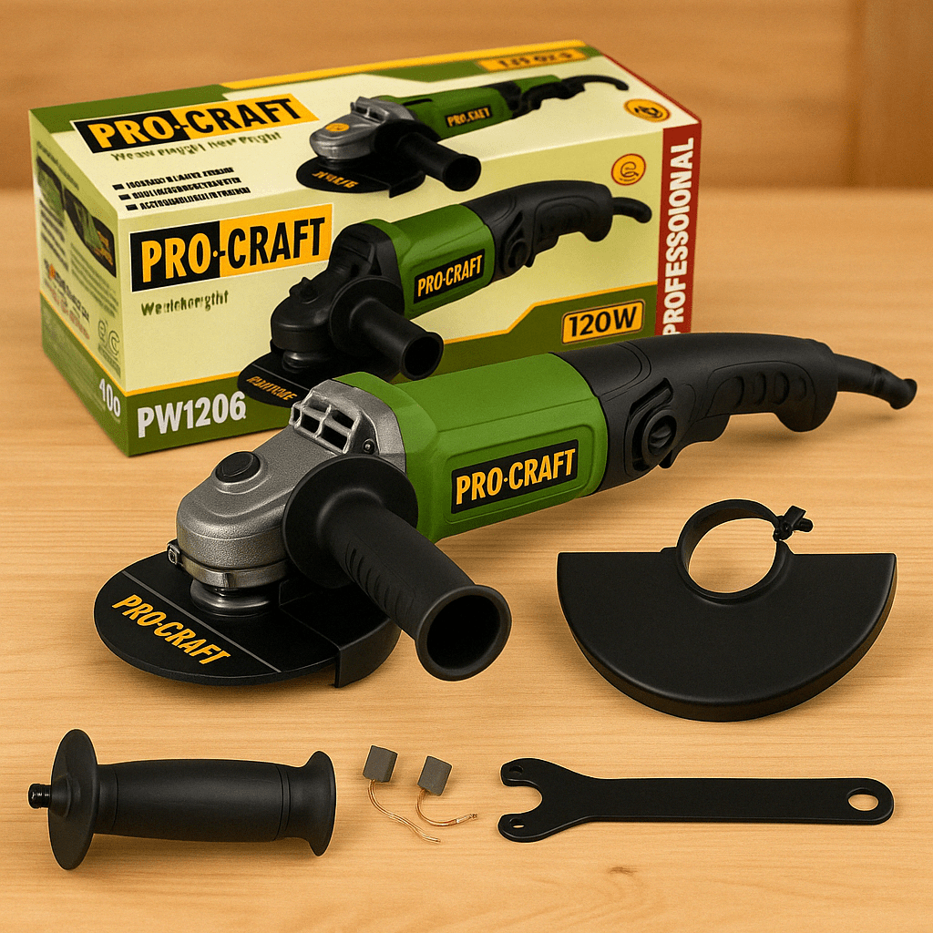 PROCRAFT PW1200E Szögcsiszoló - | Cyber Bazaar