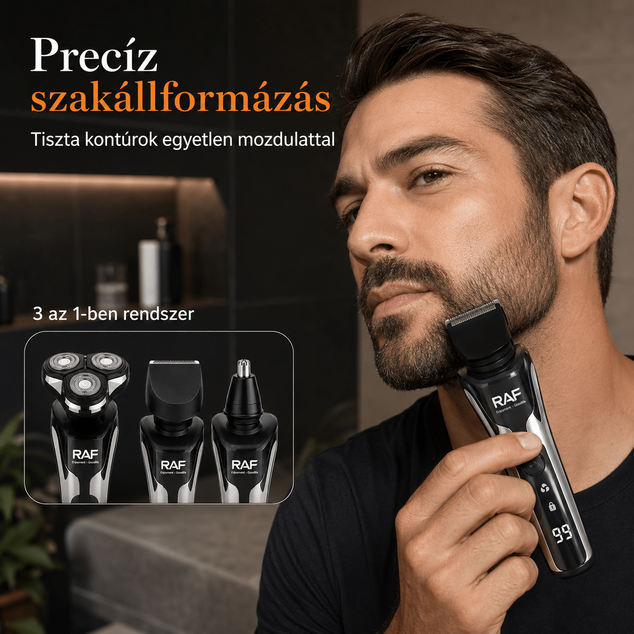 Raf 3 az 1-ben Elektromos Trimmer - | Cyber Bazaar