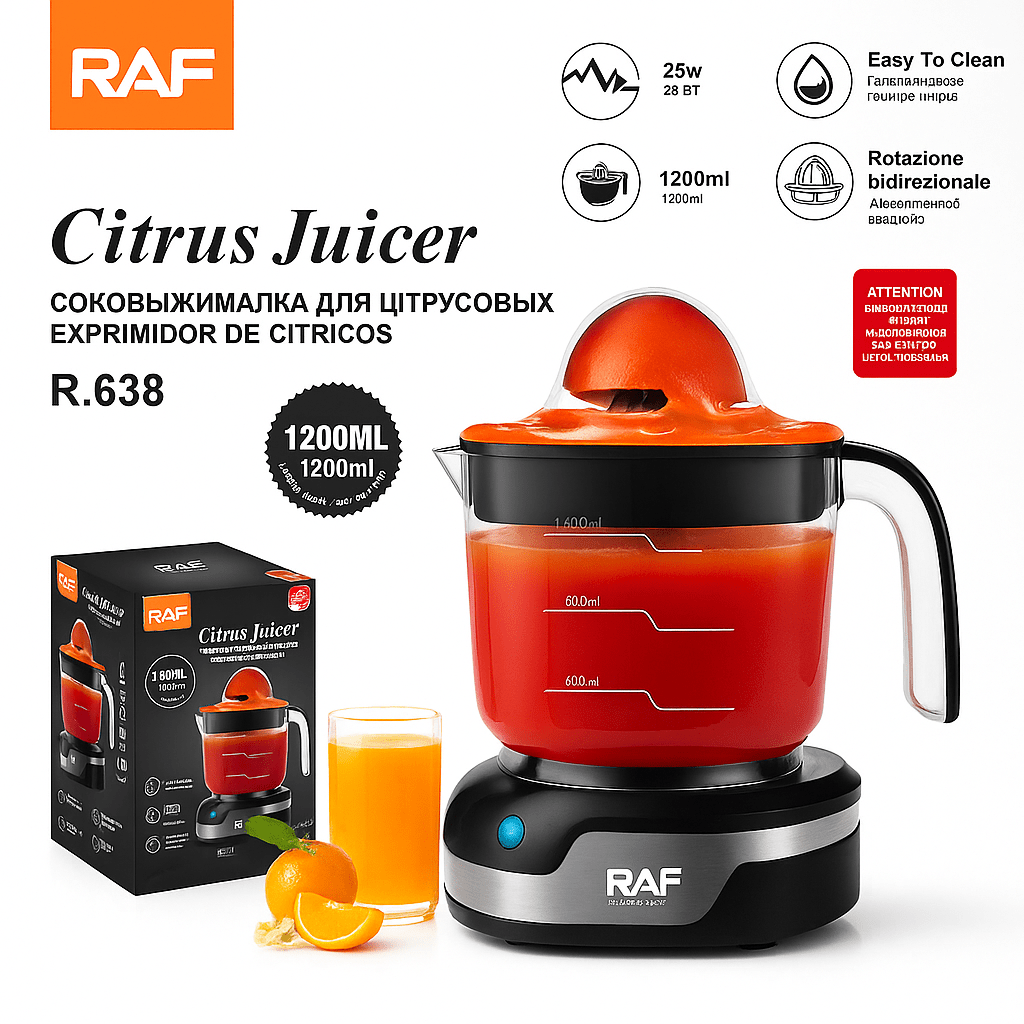 RAF Prémium elektromos citrusprés - | Cyber Bazaar