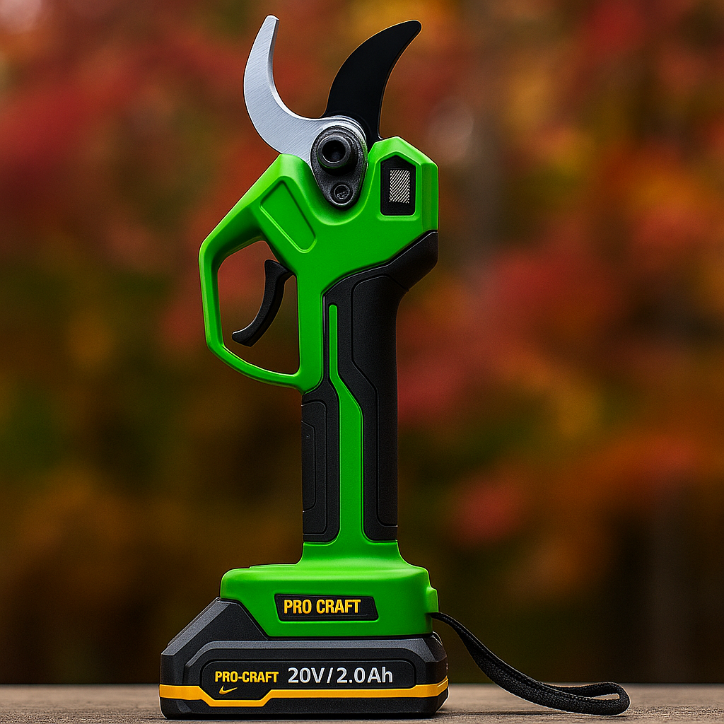 20V Akkus Metszőolló LCD Kijelzővel