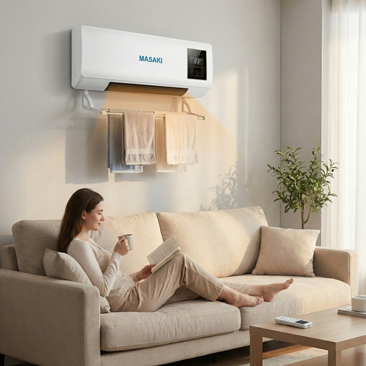 MASAKI 2in1 Fali Hősugárzó és Mobil Klímaberendezés