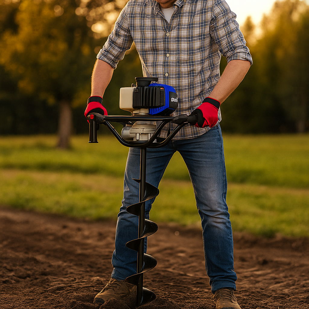 KRAFTON Benzinmotoros Földfúró – 6,3 LE