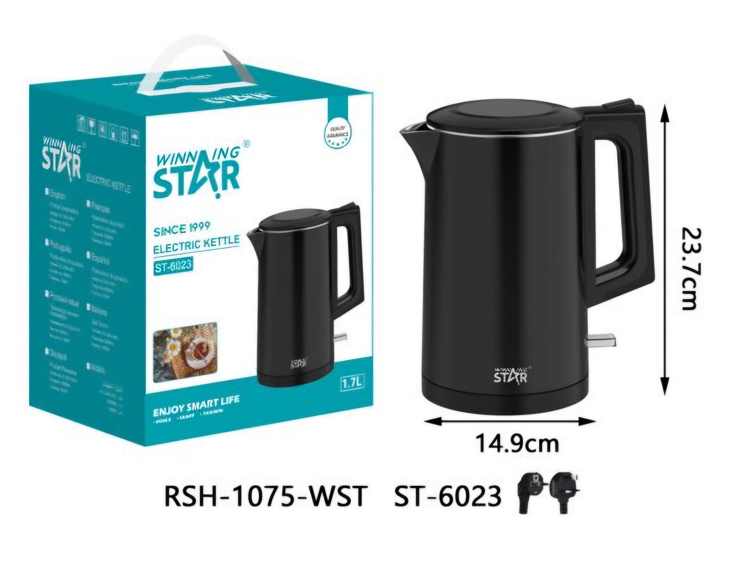 Winning Star Elektromos Vízforraló