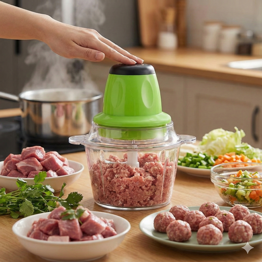 Elektromos Húsdaráló és Multifunkciós Konyhai Robotgép