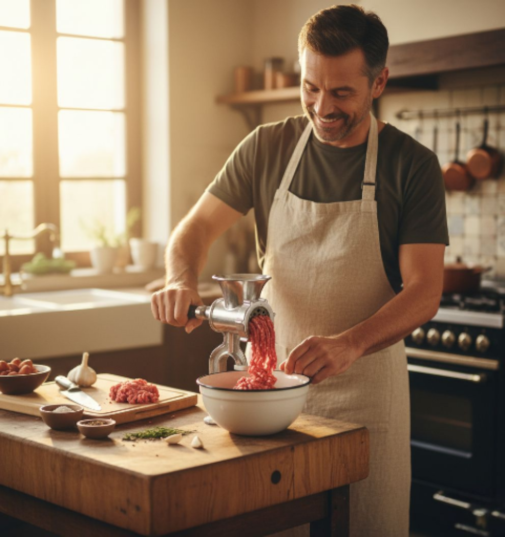 Micul Fermier Alumínium Húsdaráló