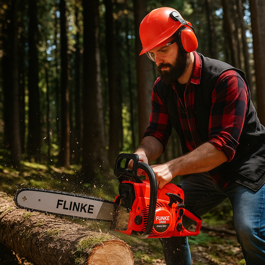 Flinke Benzinmotoros Láncfűrész
