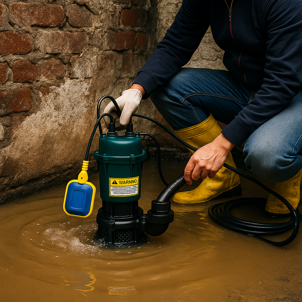 Champion 3750W Profi Szennyvízszivattyú