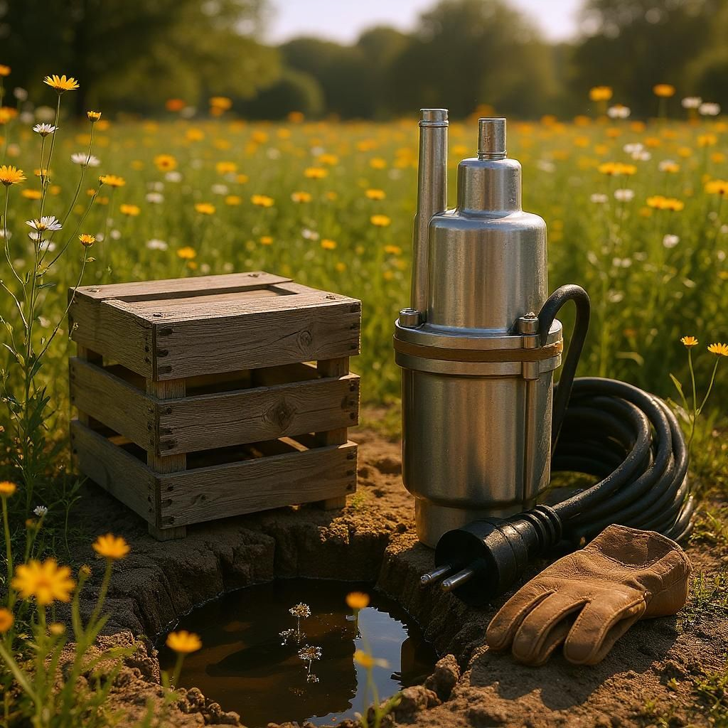 Erőteljes Vízpumpa 1200 L/Óra