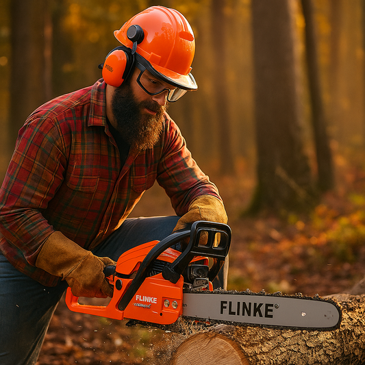 Flinke Benzinmotoros Láncfűrész