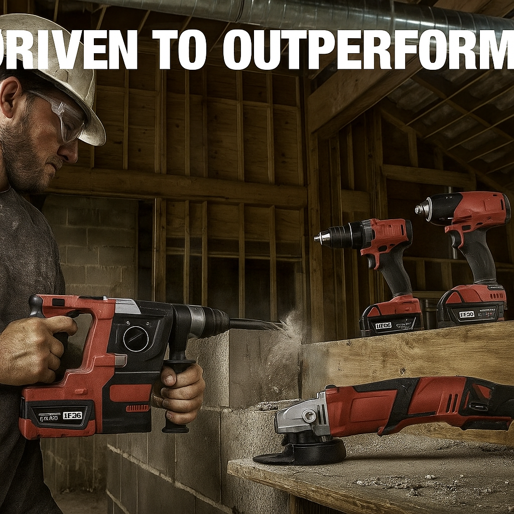 Professzionális 4 az 1-ben Akkus Szerszámkészlet