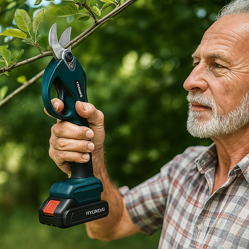 Hyundai Akkumulátoros Metszőolló