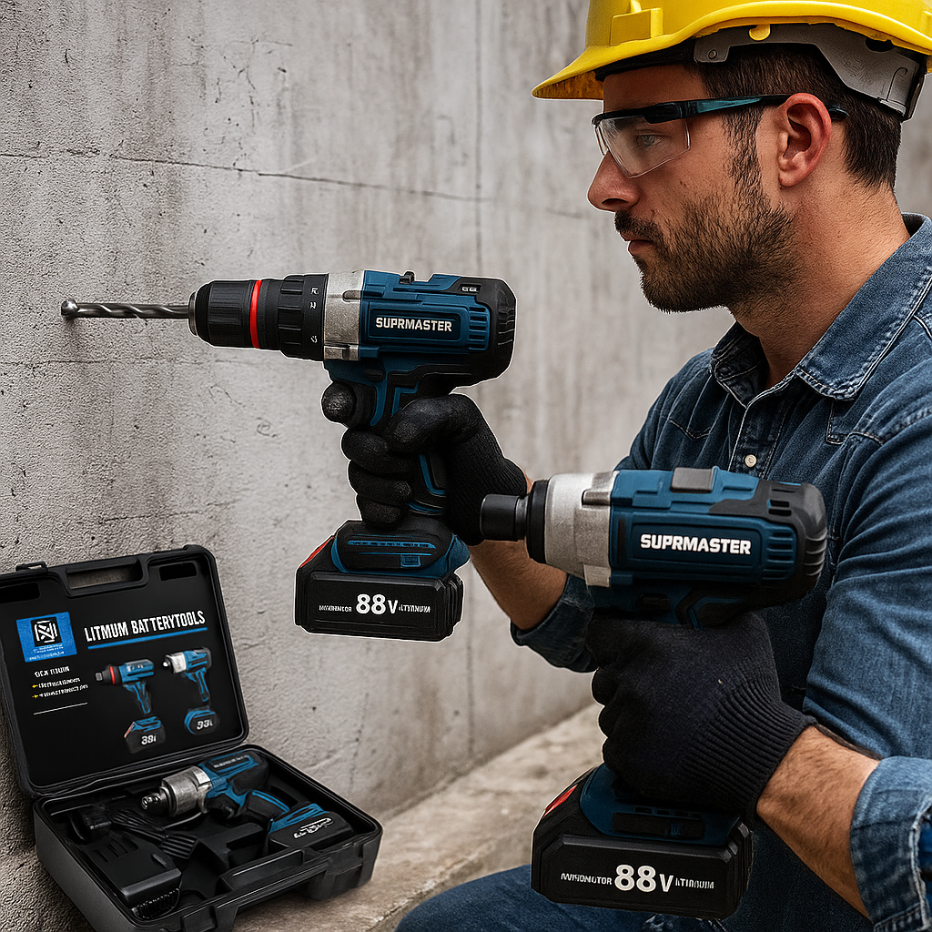 Supamaster Akkus Szerszámkészlet