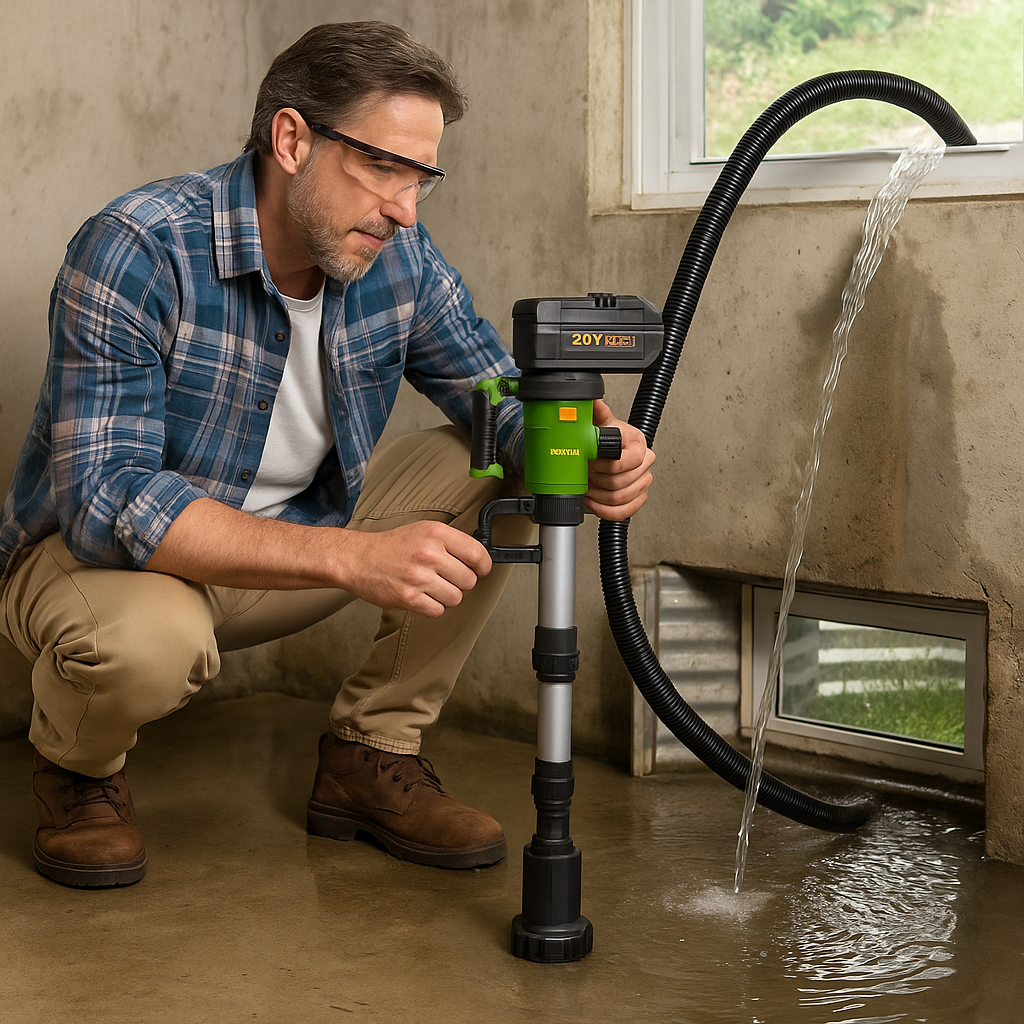 Akkumulátoros Teleszkópos Vízipumpa