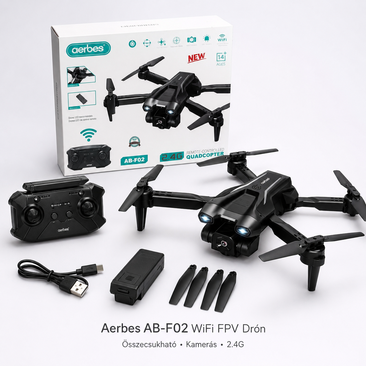 WiFi FPV Összecsukható Drón Kamerával