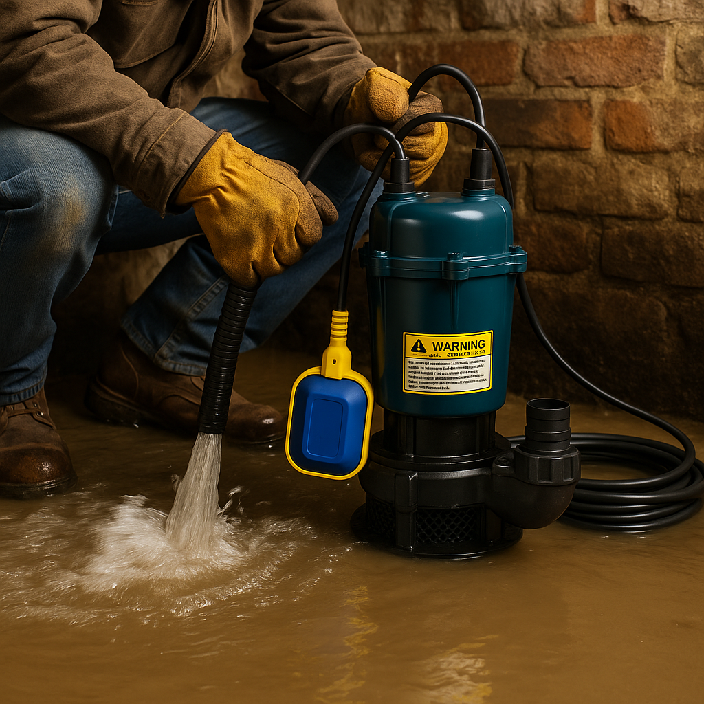 Champion 3750W Profi Szennyvízszivattyú