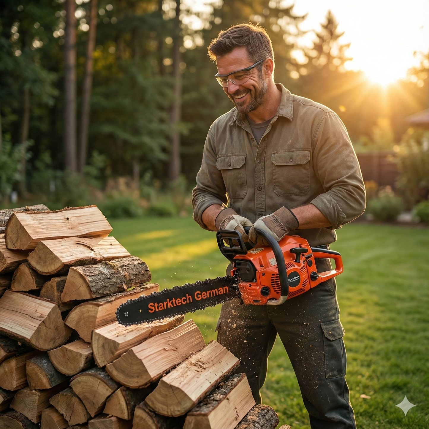 Starktech Germany Professzionális Benzines Láncfűrész